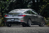 2022-2024 Civic SI 1.5L T304 SS 3" Cat Back Exhaust 2.5" Dual Split Rear w CF Tips - View 4 | Dirty Garage