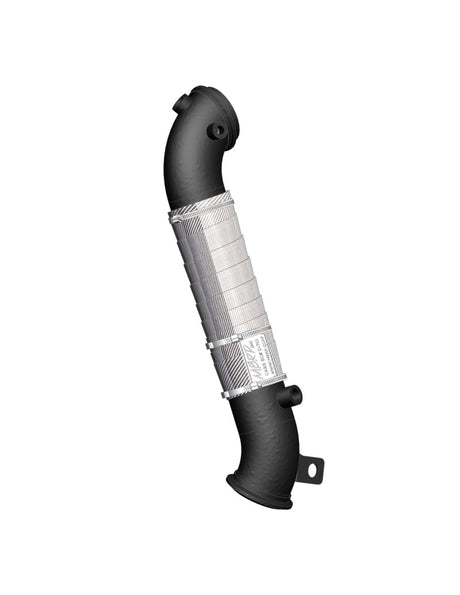 2011-2015 GM 6.6L Duramax 3" Black Turbo Down Pipe - View 2 | Dirty Garage