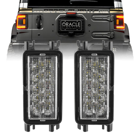 2018-2026 Wrangler JL Dual Function Reverse LED Flush Taillight Amber White | Dirty Garage