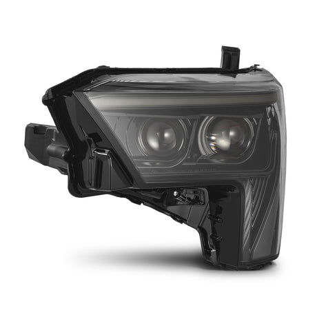 2022-2025 Tundra Luxx-Series Alpha-Black Headlights Amber DRL - View 3 | Dirty Garage