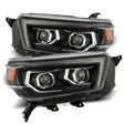 2010-2013 4Runner Pro-Series Projector Black Headlights Sequential Signal DRL | Dirty Garage