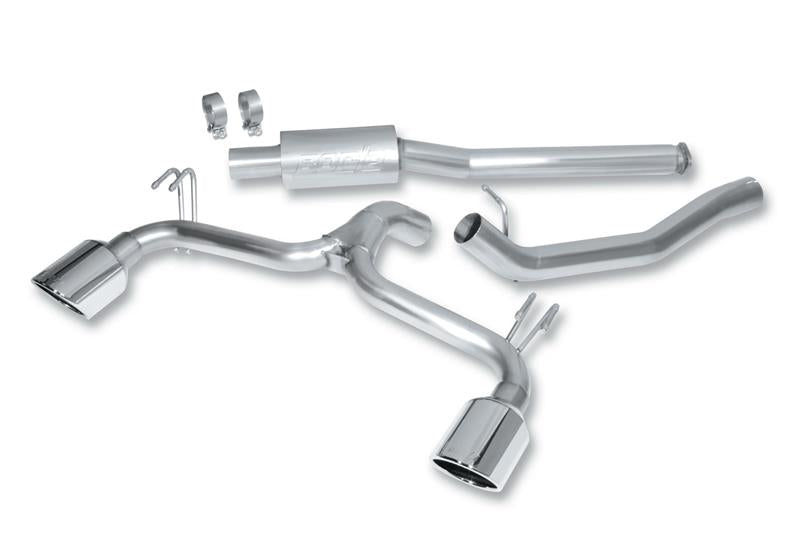 Borla 09-15 Mitsubishi Lancer Ralliart 2.0L 4cyl MT 6spd AWD Catback Exhaust - View 3 | Dirty Garage