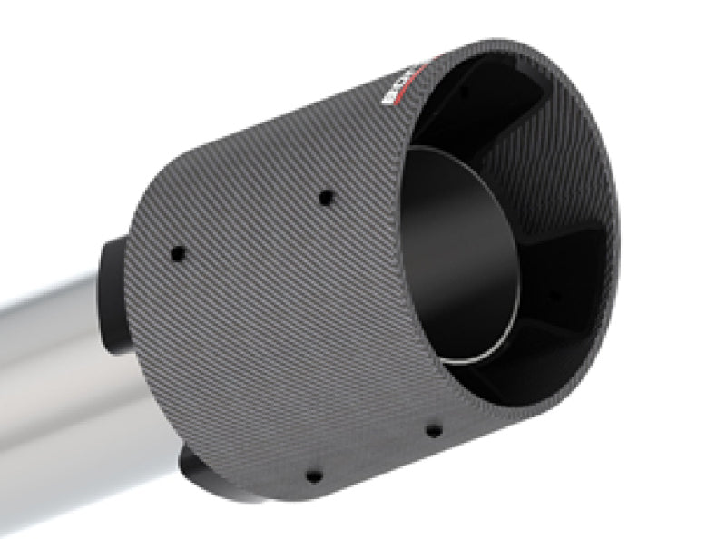 Borla 2020 Toyota Supra GR 3.0L I6 3in ATAK Catback Exhaust - Carbon Fiber Tips - View 3 | Dirty Garage