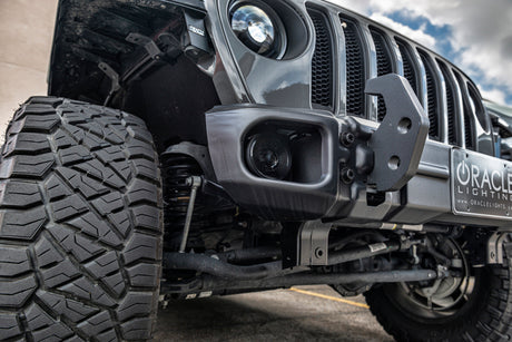 2018-2024 Wrangler Gladiator Sport High Performance LED Fog Lights No Halo - View 6 | Dirty Garage