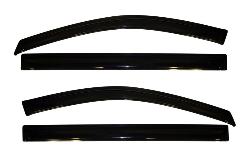 2008-2016 Town & Country Ventvisor Outside Mount Window Deflectors 4-Piece Smoke | Dirty Garage