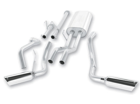 Borla 09-15 Toyota Tundra 4.6L / 5.7L V8 Crew Max / Double Cab SS Dual Split Catback Exhaust - View 3 | Dirty Garage