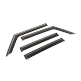 Rugged Ridge Window Visors Matte Black 18-20 Jeep Wrangler JLU/JT - View 3 | Dirty Garage