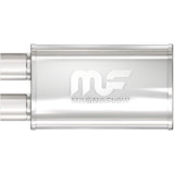 Universal Muffler Mag Stainless Steel 14x5x8 2.5 O/O | Dirty Garage