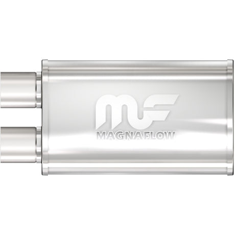 Universal Muffler Mag Stainless Steel 14x5x8 2.5 O/O | Dirty Garage