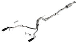 Borla F-150 2021 5.0L 4dr CC SB EC STB Lariat/KR/Platinm/LTD 3/2.25 SRE Cat-Back ATAK Black CHR Tips - View 4 | Dirty Garage