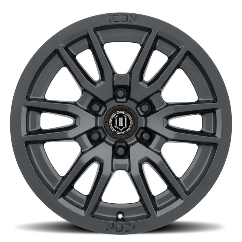 Universal Vector 6 17x8.5 Satin Black Wheel 6x135 6mm Offset 5" BS 87.1mm Bore - View 2 | Dirty Garage