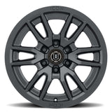 Universal Vector 6 17x8.5 Satin Black Wheel 6x135 6mm Offset 5" BS 87.1mm Bore - View 2 | Dirty Garage