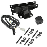 Rugged Ridge Receiver Hitch Kit Jeep Logo 07-18 Jeep Wrangler - View 2 | Dirty Garage
