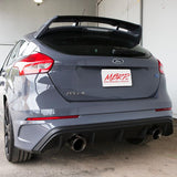 2016-2024 Focus RS 3" Aluminized Dual Outlet Cat Back Exhaust - View 4 | Dirty Garage