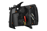 2007-2013 GM HD Nova-Series LED Projector Jet Black Headlight Sequential Turn Signal - View 4 | Dirty Garage