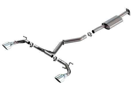 Borla 22-23 Subaru BRZ/Toyota GR86 2.4L RWD AT/MT S-Type Catback Exhaust - Polished Tips | Dirty Garage