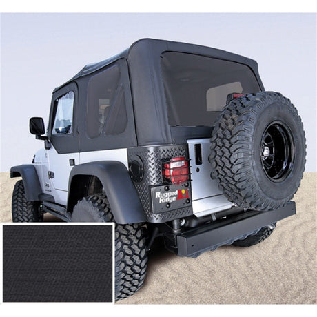 Rugged Ridge S-Top No Door Skins Black Tinted Windows 03-06 Wrang | Dirty Garage
