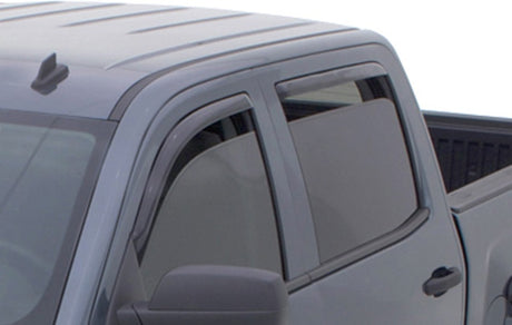 2015-2018 GM HD Ventvisor Front and Rear Window Deflectors Smoke 4-Piece - View 4 | Dirty Garage