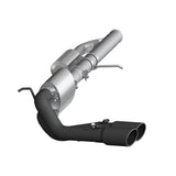 2009-2024 GM 3" Cat Back Pre-Axle Dual Outlet 4" Tip Black - View 2 | Dirty Garage