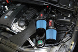 2007-2009 335i 2008-2009 135i 3.0L L6 Twin Intake Wrinkle Black Short Ram Intake - View 5 | Dirty Garage