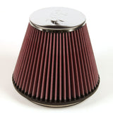 Universal Round Tapered Universal Air Filter 6in Flange ID x 7.5in Base OD x 4.5in Top OD x 6in H - View 6 | Dirty Garage