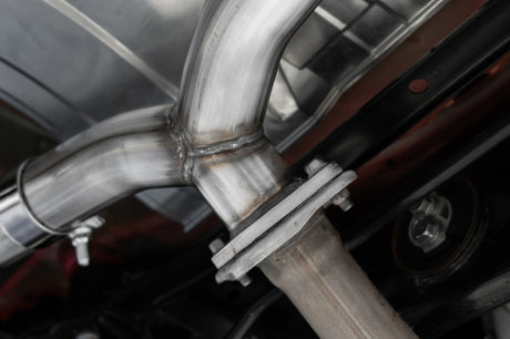 2022 Subaru BRZ Toyota GR86 2.4L 2.5" Dual Split Rear Exit Exhaust w 5" Burnt Tips - View 3 | Dirty Garage