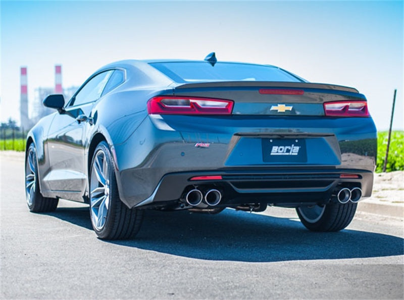 Borla 2016 Chevy Camaro V6 AT/MT ATAK Rear Section Exhaust w/o Dual Mode Valves - View 5 | Dirty Garage