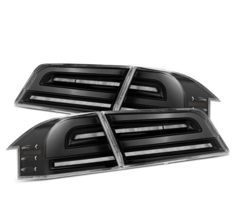 2012-2021 Model S Luxx-Series LED Tail Lights Alpha-Black | Dirty Garage