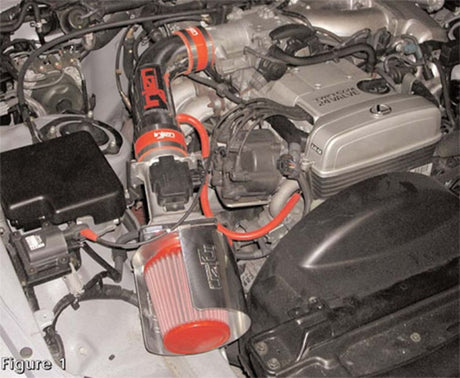 1992-1995 Supra GS300 SC300 Polished Short Ram Intake w/ Heat Shield - View 5 | Dirty Garage