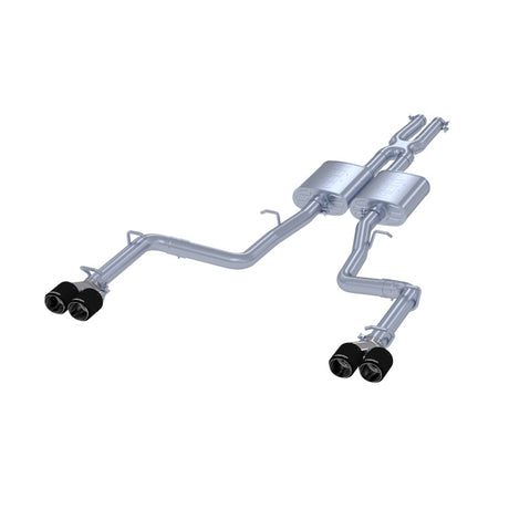 2015-2026 Challenger 3.6L SS 2.5" Quad Tip Split Rear Exit Carbon Fiber Tips | Dirty Garage