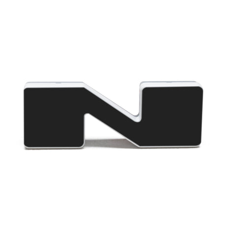 Universal Illuminated Black LED Letter N Badges | Dirty Garage