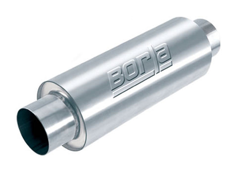 Borla XR-1 Racing Sportsman 3 inch Outlet / 3 inch Inlet Round Muffler | Dirty Garage