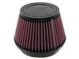 Universal Rubber Filter 5in Flange ID x 6.5in Base OD x 4.5in Top OD x 4.125in Height | Dirty Garage