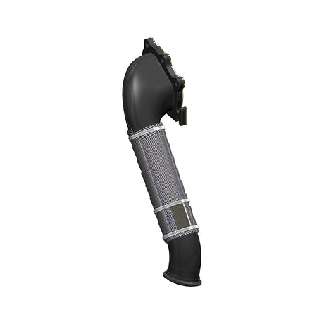 2001-2004 GM HD 6.6L Duramax 3" Black Turbo Down Pipe - View 2 | Dirty Garage