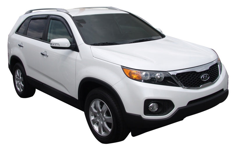 2011-2015 Sorento Ventvisor Outside Mount Window Deflectors Smoke 4-Piece - View 3 | Dirty Garage