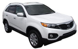 2011-2015 Sorento Ventvisor Outside Mount Window Deflectors Smoke 4-Piece - View 3 | Dirty Garage