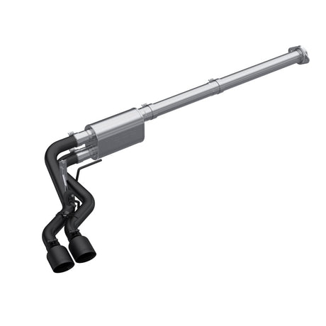 2021 F-150 3" Cat Back Single Side Exit Black - View 2 | Dirty Garage