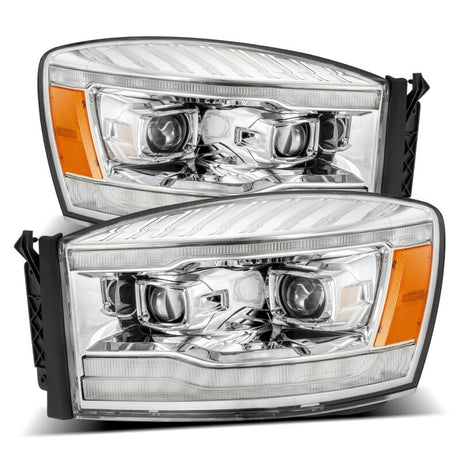 2006-2008 Ram HD Pro-Series Projector Chrome Headlights Sequential Signal DRL | Dirty Garage