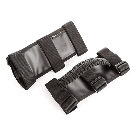 Rugged Ridge Paracord Grab Handles Black/Black Pair - View 6 | Dirty Garage