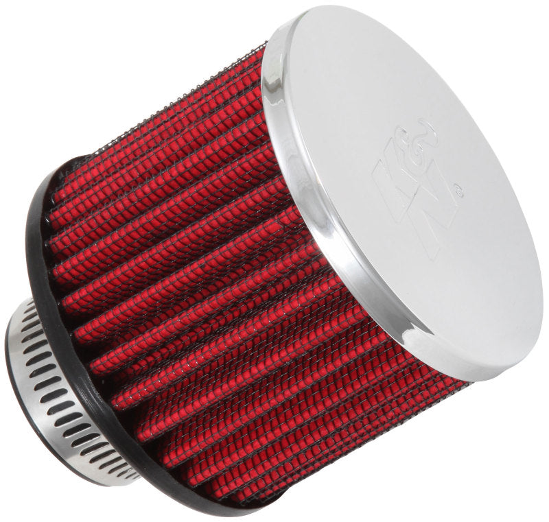 Universal 1.25in Flange ID x 3in OD x 2.5in H Rubber Base Crankcase Vent Filter - View 2 | Dirty Garage