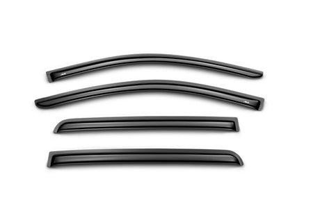 2011-2019 Ranger Crew Cab Ventvisor Outside Mount Smoke Window Deflectors 4-Piece - View 2 | Dirty Garage