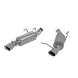 2011-2014 Mustang V6 3" Dual Muffler Axle Back T409 Exhaust System | Dirty Garage