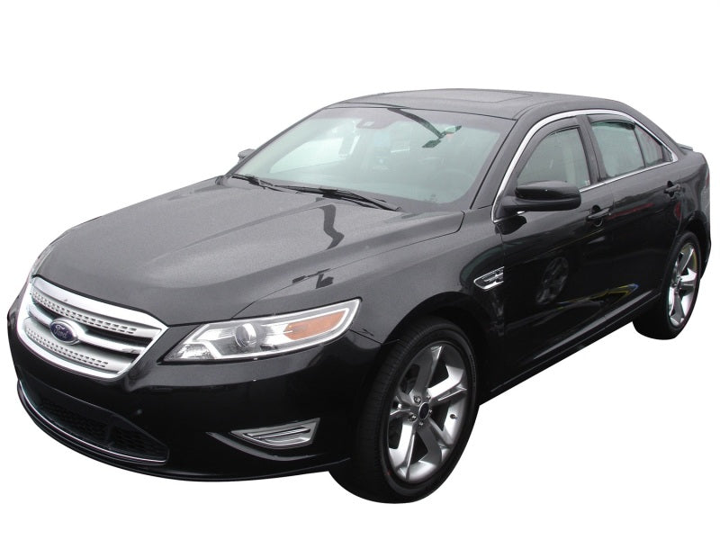 2010-2018 Taurus Front and Rear Window Deflectors Smoke 4-Piece - View 8 | Dirty Garage