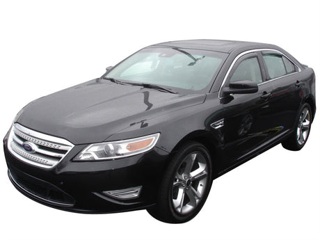 2010-2018 Taurus Front and Rear Window Deflectors Smoke 4-Piece - View 8 | Dirty Garage