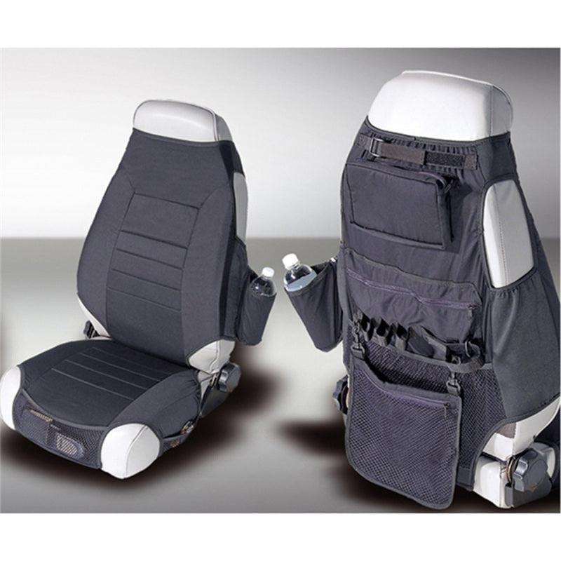 Rugged Ridge Fabric Seat Protectors Black 76-06 Jeep CJ / Jeep Wrangler | Dirty Garage