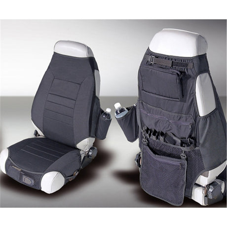 Rugged Ridge Fabric Seat Protectors Black 76-06 Jeep CJ / Jeep Wrangler | Dirty Garage
