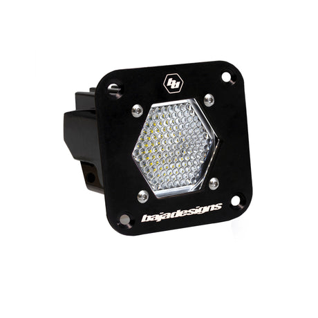 Universal LED Light Pod Flush Mount Clear S1 Work Scene Pattern | Dirty Garage