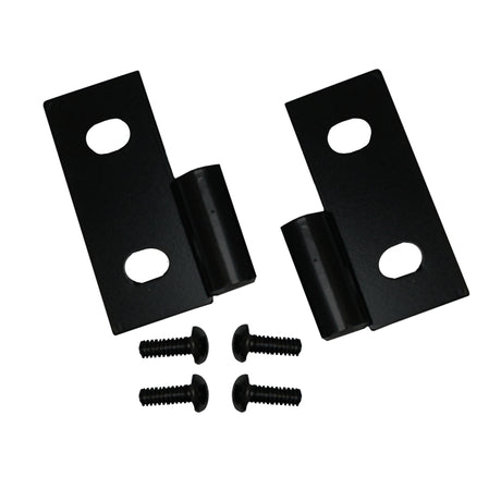 Rugged Ridge 76-06 Jeep CJ / Jeep Wrangler Black Lower Door Hinge Brackets - View 2 | Dirty Garage