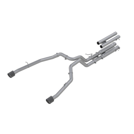 2021 Ram TRX 6.2 S/C 3" Catback Dual Rear Carbon Fiber Tips Race | Dirty Garage
