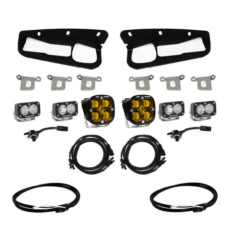 2021-2026 Bronco Amber SAE Fog Pocket Kit w/ Upfitter - View 2 | Dirty Garage
